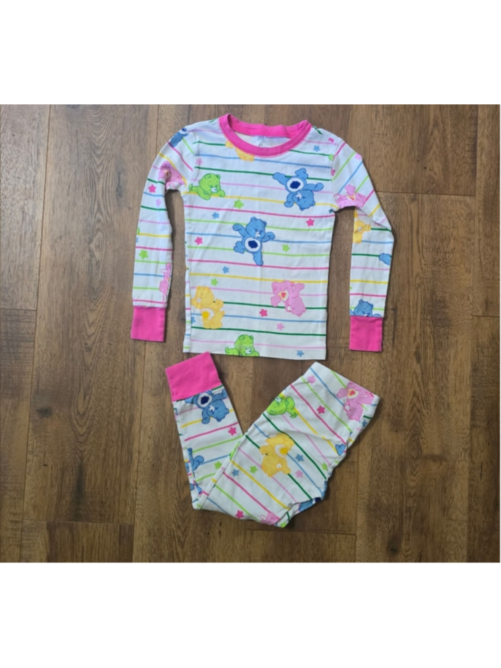 Girls Care Bears Pajama Set Size 6